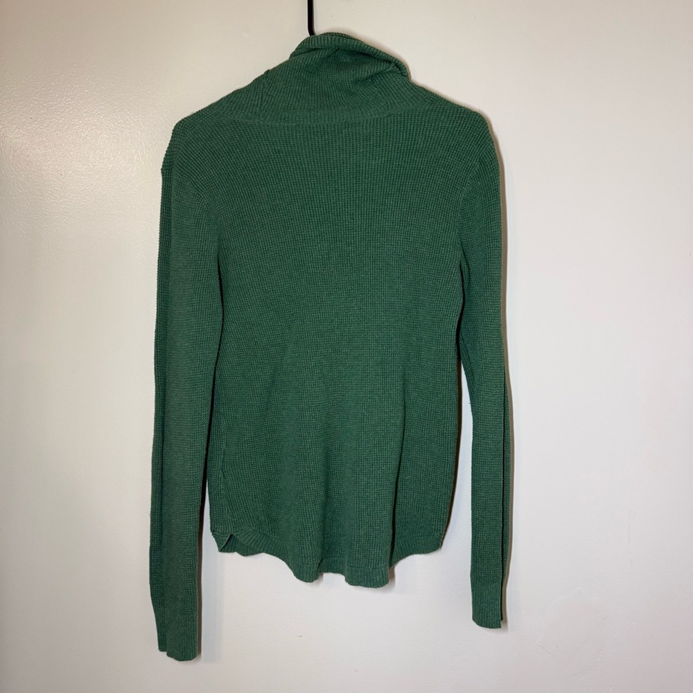 Lauren Ralph Lauren Green Cowl Neck Sweater - Picture 3 of 5